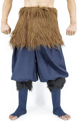Vista 4 de Disfraz de Hashibira Inosuke para adultos disfraz de Halloween