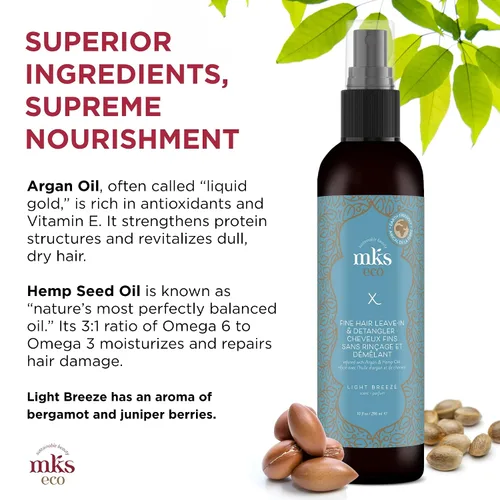 Vista 4 de Earthly Body MKS eco X - Tratamiento sin enjuague y desenredante, aceite de argán marroquí, aceite de semilla de cáñamo, vegano y libre de crueldad