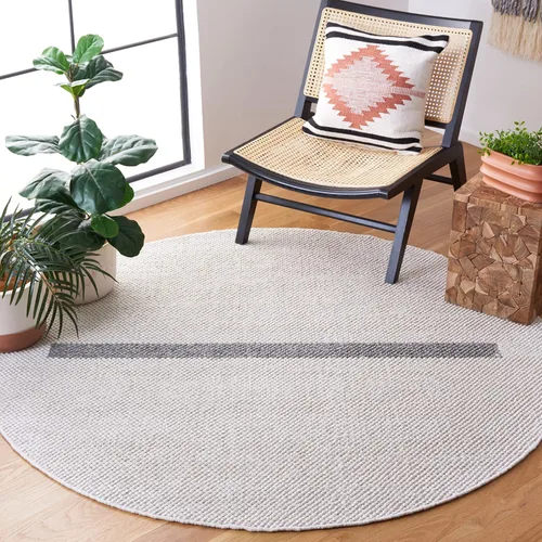 Vista 15 de SAFAVIEH Natura Collection - Alfombra de pasillo, 2 pies 3 pulgadas x 8 pies, negro y marfil, tejido plano hecho a mano de lana moderna a rayas