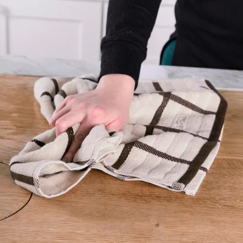 Vista 5 de All-Clad Toalla de cocina a cuadros: altamente absorbente, súper suave de larga duración, 100% algodón, 17 x 30 pulgadas para limpiar y secar