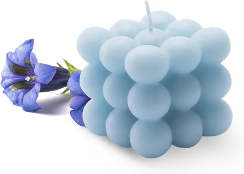 Vista 13 de Vela de burbujas, 4 velas de burbujas de cera de soja, juego de velas de burbujas perfumadas estéticas para decoración del hogar, dormitorio