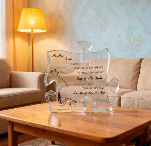 Vista 12 de Placa de corazón de acrílico, citas inspiradoras, regalo romántico para novia, novio, amante, regalo para boda, cumpleaños, aniversario, decoración