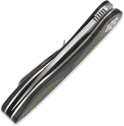 Vista 6 de Sitivien ST139 Sandvik 14C28N - Cuchillo plegable de hoja de acero, mango G10, cuchillos de herramientas EDC para acampar al aire libre, senderismo