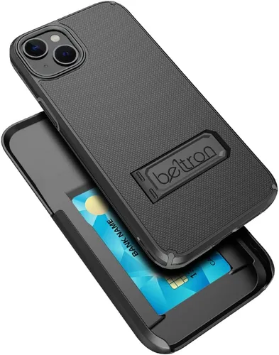 Vista 3 de BELTRON Combo de funda para iPhone 13/14, funda protectora delgada de agarre de cuerpo completo y clip giratorio para cinturón 3 en 1 Combo