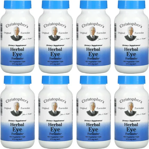 Vista 7 de Christopher's Original Formulas Herbal Eye Formula - Vitaminas para el cuidado de la vista - Suplemento natural de apoyo para los ojos con hierbas