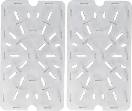 Vista 12 de Winco Caja de almacenamiento de alimentos de policarbonato, 12 x 18 x 3-1/2 pulgadas Dishwasher safe, BPA-free, Heavy-duty, Freezer safe, Rounded