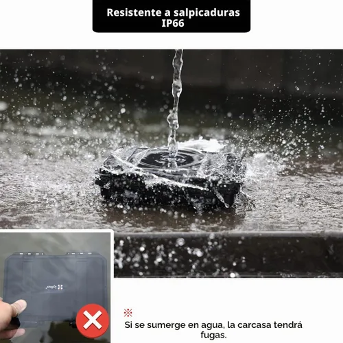 Vista 4 de Lykus HC-1420 Mini caja rígida seca con inserto de espuma, tamaño interior 5.5 x 3.5 x 2.7 pulgadas, IP66 a prueba de salpicaduras, adecuada