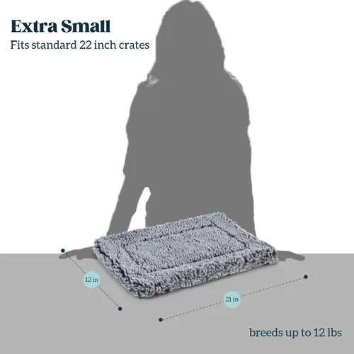 Vista 4 de PELZIN Stoutwool - Cama indestructible para perros, almohadilla mullida a prueba de masticados, almohadilla resistente para masticadores agresivos