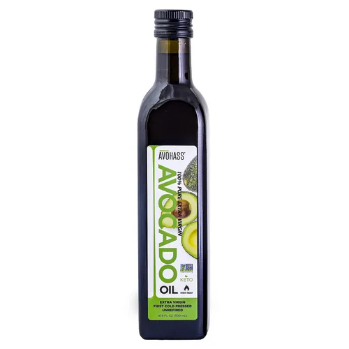 Vista 8 de Avohass Aceite de aguacate sin refinar extra virgen mexicano prensado en frío 16.9 fl oz Botella