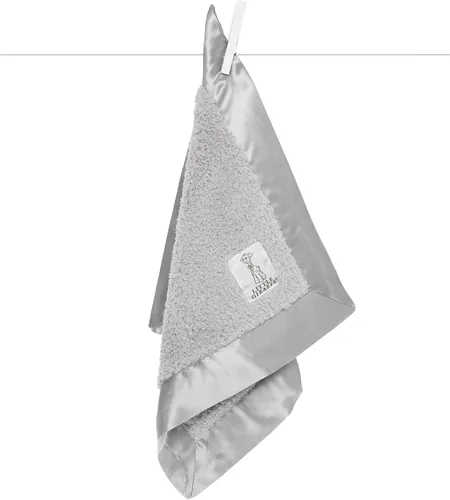 Vista 6 de Little Giraffe Manta para Bebé - Blanky - Manta Suave con Ribete de Satén - Manta para Cochecito de Bebé - Artículos Esenciales para Recién Nacidos