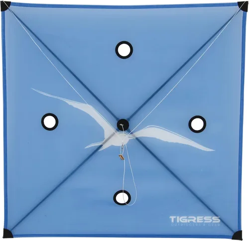 Vista 3 de Tigress Cometa de pesca, resistente cometa de pesca en alta mar fabricada con grafito de carbono 100%, incluye 5º mástil adicional