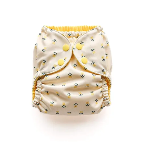 Vista 8 de Esembly Funda para pañales de tela – Pañal de natación reutilizable, impermeable, transpirable, capa exterior ajustable sobre interior absorbente