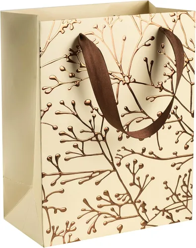 Vista 19 de Hammont Bolsas de regalo para dama de honor de boda, diseño de caja, regalos de fiesta, paquete de 12 bolsas de regalo estampadas con papel