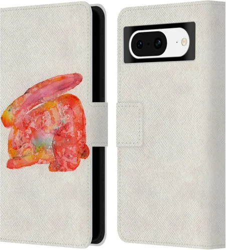Vista 19 de Head Case Designs Wyanne Quiet Creative Animals 2 - Funda de piel con licencia oficial para Google Pixel 8 Silencioso creativo