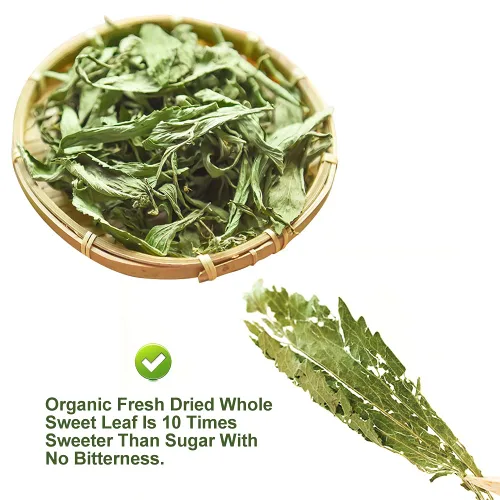 Vista 8 de Plant Gift Té de hoja de stevia 100% puro , té dulce 20g/0.7oz Sin OMG. Sin aditivos. Hojas secas de stevia de té de hierbas naturales