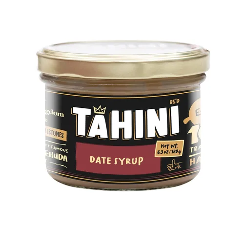Vista 7 de Halva Kingdom Pasta artesanal Tahini de sésamo totalmente natural Pasta de sésamo molido 100% pura, rica y cremosa, salsa Tahini, aderezo y salsas