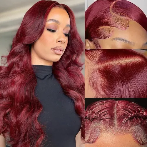 Vista 38 de Aaliweya Pelucas de cabello humano ondulado con cierre de encaje suizo real HD de 5 x 5 para mujer, densidad 15A, 200%, sin pegamento, con cordón