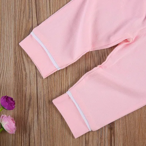 Vista 97 de Conjunto de pijama de manga larga con botones para niña pequeña, conjunto de ropa de dormir