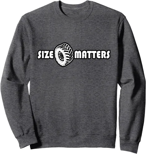 Vista 5 de Size Matters Shirt Tire Car Guy shirt Off Road Sweatshirt