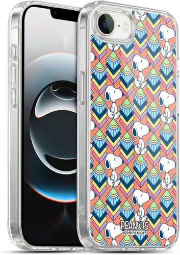Vista 80 de Head Case Designs Snoopy Deco Dreams - Funda de gel suave con licencia oficial de Peanuts Blue Pattern compatible con Apple iPhone 7 Plus/iPhone 8