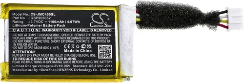 Vista 3 de FITHOOD Reemplazo de batería para JBL Clip 4 AN0402-JK0009880 GSP903052 (1100mAh/3.7V)