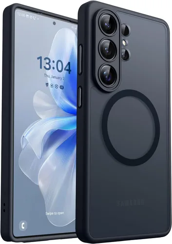 Vista 59 de CANSHN Funda diseñada para Samsung Galaxy A16-5G [protección completa de la cámara] [compatible con Magsafe] funda protectora trasera translúcida