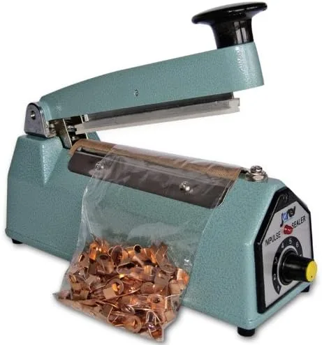 Vista 8 de JORESTECH Sellador manual de bolsas de impulso de 4 "/ 100 mm, carcasa resistente y transformador de cobre con kit de reparación de 110 voltios