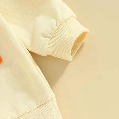 Vista 83 de Traje de San Valentín para bebé, niña, niño, traje de San Valentín, sudadera de manga larga con estampado de corazón