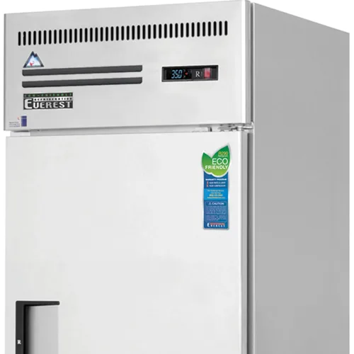Vista 2 de ESRH2 Refrigerador de alcance 2 medias puertas sólidas, 115v, NSF - 23 pies cúbicos