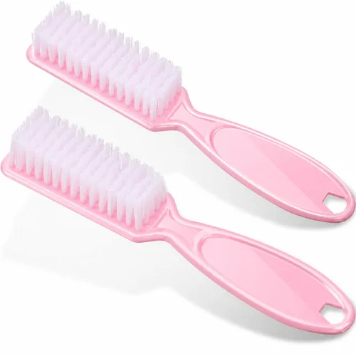 Vista 8 de Patelai 2 piezas Cepillo de limpieza de cuchilla de barbero para limpieza de cortapelos, limpiador de uñas, cepillo de peinado para Negro