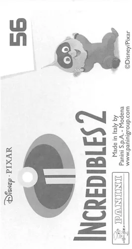 Vista 2 de 2018 Panini Incredibles 2 Album Sticker #56 Sticker 56