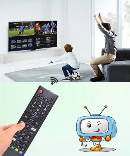 Vista 6 de Control remoto para LG Smart TV 49UM7300PUA 70UN6955ZUC 24LJ4540-WU 28LM400BPU 28TL430DPU 32LT340CBUB 43M50000PUA 43UM7100PUA 49UM7100PUA 555UN70000