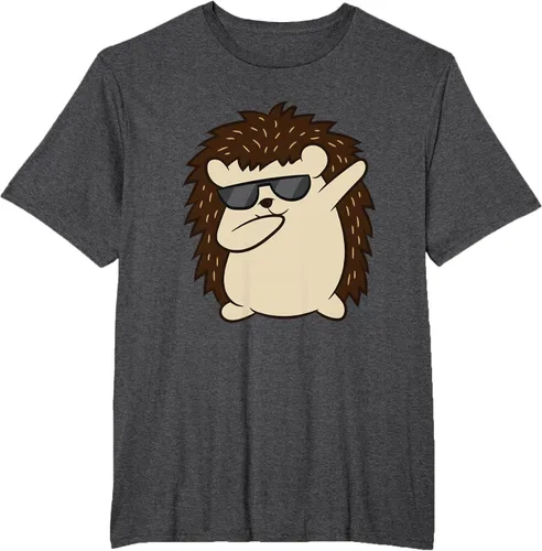 Vista 22 de Dabbing Hedgehog Funny Hedgehog Camiseta S