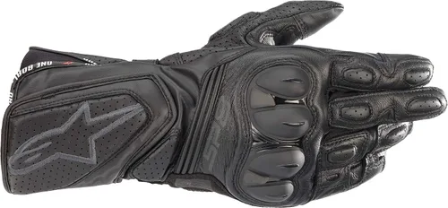 Vista 4 de Alpinestars Guantes SP-8 V3, cuero de guantelete completo, certificado CE, ajuste inspirado en la carrera, protección de nudillos, palma reforzada