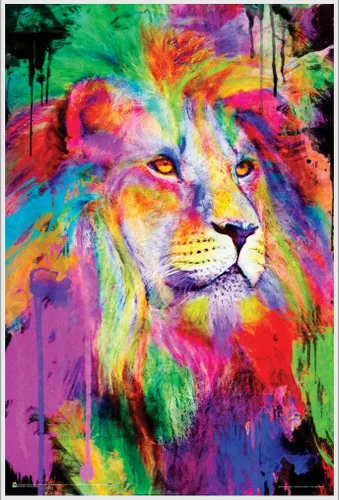 Vista 8 de Rainbow King by Aimee Stewart - Póster de luz negra no flocada, 24 x 36 pulgadas