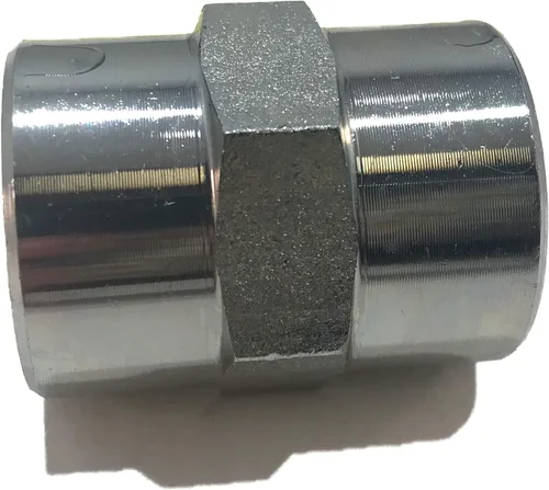 Vista 2 de Acoplador reductor de acero 1/2" FNPT x 3/8" FNPT hembra NPT HIDRUALIC/combustible/aire/agua/aceite/gas/WOG (cantidad 10)
