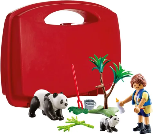 Vista 2 de Playmobil Estuche de transporte Panda Caretaker