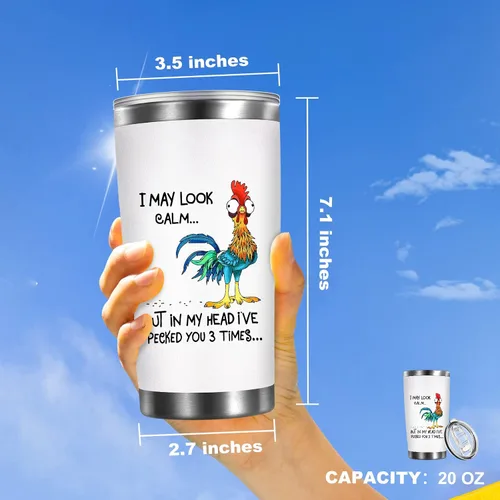 Vista 2 de Petitian Elección de pollo para amantes del pollo, mujeres y hombres, divertidas ideas temáticas de pollo asador, niñas para amigos, vaso de café
