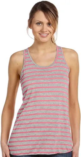 Vista 34 de Bella - Camiseta de tirantes para mujer, con espalda cruzada y holgada Athletic Heather