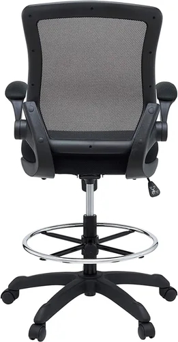Vista 8 de Silla giratoria Modway Veer, Negro