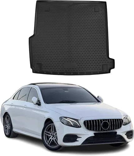 Vista 10 de Alfombrillas de Carga OMAC para Mercedes Clase E W211 Sedán 2004-2009 Goma TPE Negra