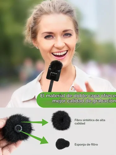 Vista 3 de YOUSHARES 2PCS Wind Muff for Rode Wireless Go 2pcs_Rode W ME
