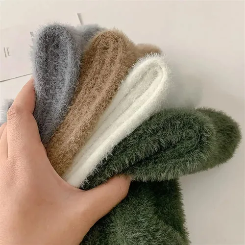 Vista 6 de TRENIS Men Women Winter Thicken Warm Pure Color Casual Socks