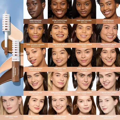 Vista 4 de COVERGIRL TruBlend Undercover Corrector, Edificable, Cobertura Completa, 24 Horas de Duración, Acabado Mate - L150 Porcelana