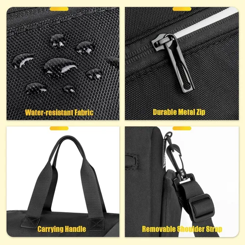 Vista 6 de Gryme Bolsa de gimnasio pequeña de 15 pulgadas con compartimento para zapatos y bolsillo húmedo, mini bolsa de lona para hombres y mujeres, pequeña