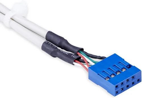 Vista 2 de Proporciona cuatro conexiones de puerto USB a una placa base - 4 puertos USB A ranura hembra P