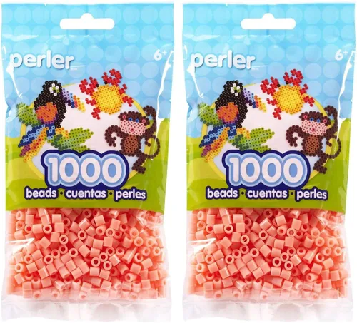 Vista 7 de Perler Cuentas fusibles para manualidades, 1000 unidades, marrón claro