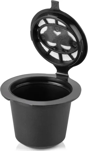 Vista 5 de Cápsulas reutilizables para Nespresso, 6 unidades, recipientes rellenables para máquinas Nespresso (compatibles con OriginalLine)