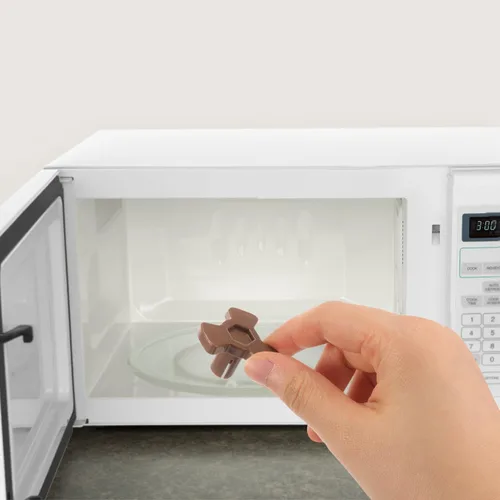 Vista 4 de Unomor Repuesto de acoplador de plato giratorio para horno de microondas, 4 piezas, eje de soporte de guía de rodillo de plástico para reparación