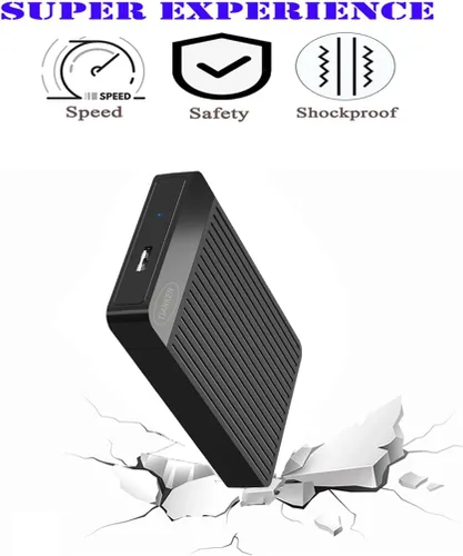 Vista 6 de Disco duro externo portátil ultra delgado de 250 GB, 2.5 pulgadas, USB 3.0, almacenamiento HDD para Mac, PC, portátil, PS4, Xbox one